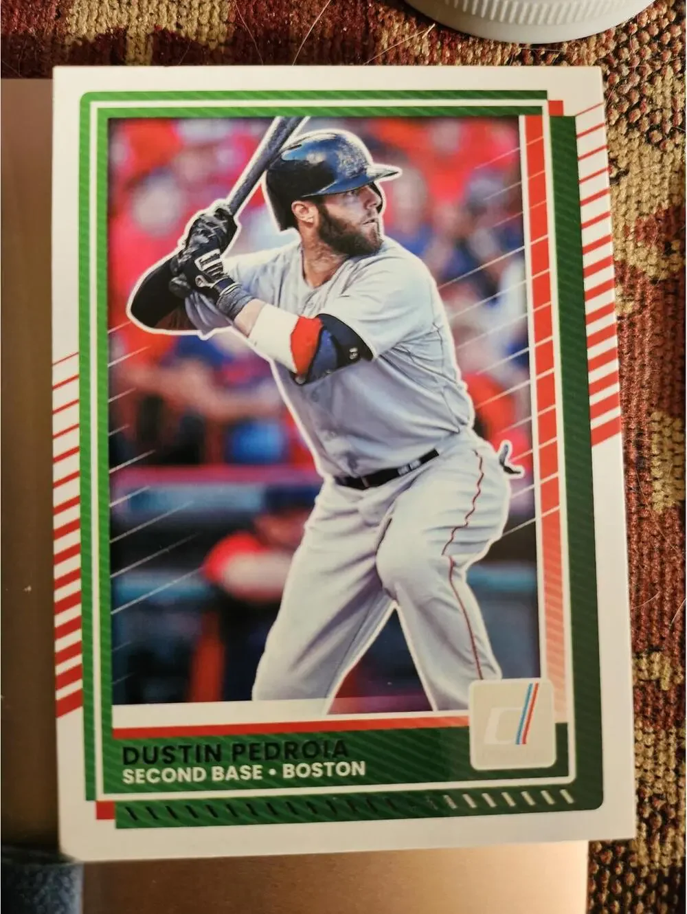 Dustin Pedroia - 2025 Panini Donruss baseball - #28 - Red Sox - RAW Mint